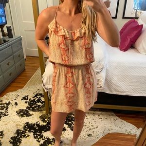Parker snakeskin dress